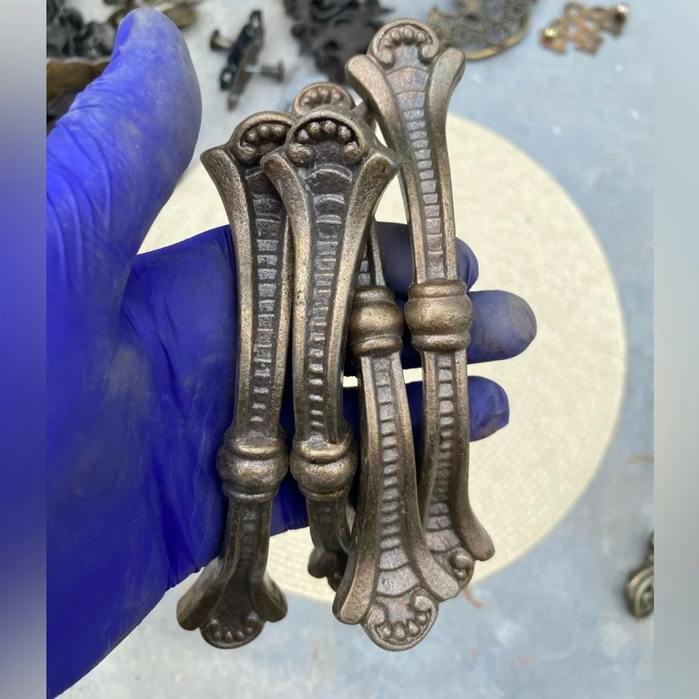 Antique Bronze heavy drawer pulls